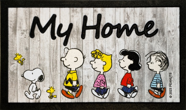 Felpudo Goma Peanuts Snoopy Home 40x68